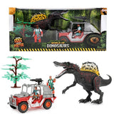 World of Dinosaurs Play Set Jeep con Dino