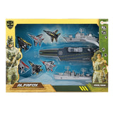 Toi-Toys Toi Toys Alfafox Military Aircraft Carrier med lanceringskæmperstråler