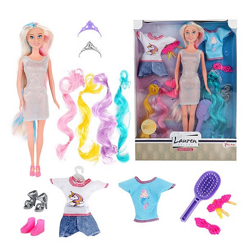 Lauren Teenage Doll z przedłużeniem włosów i strojów