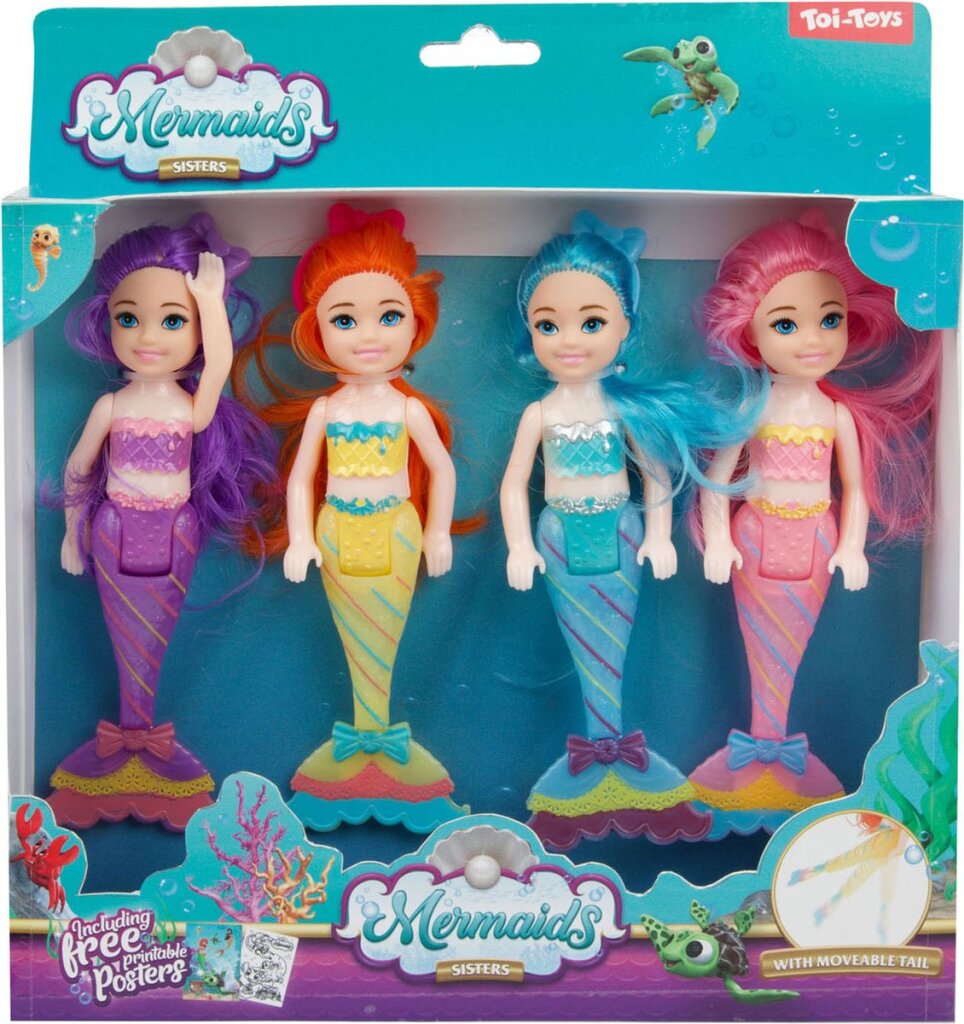 Sirene sireners pop sorelle, 4st.