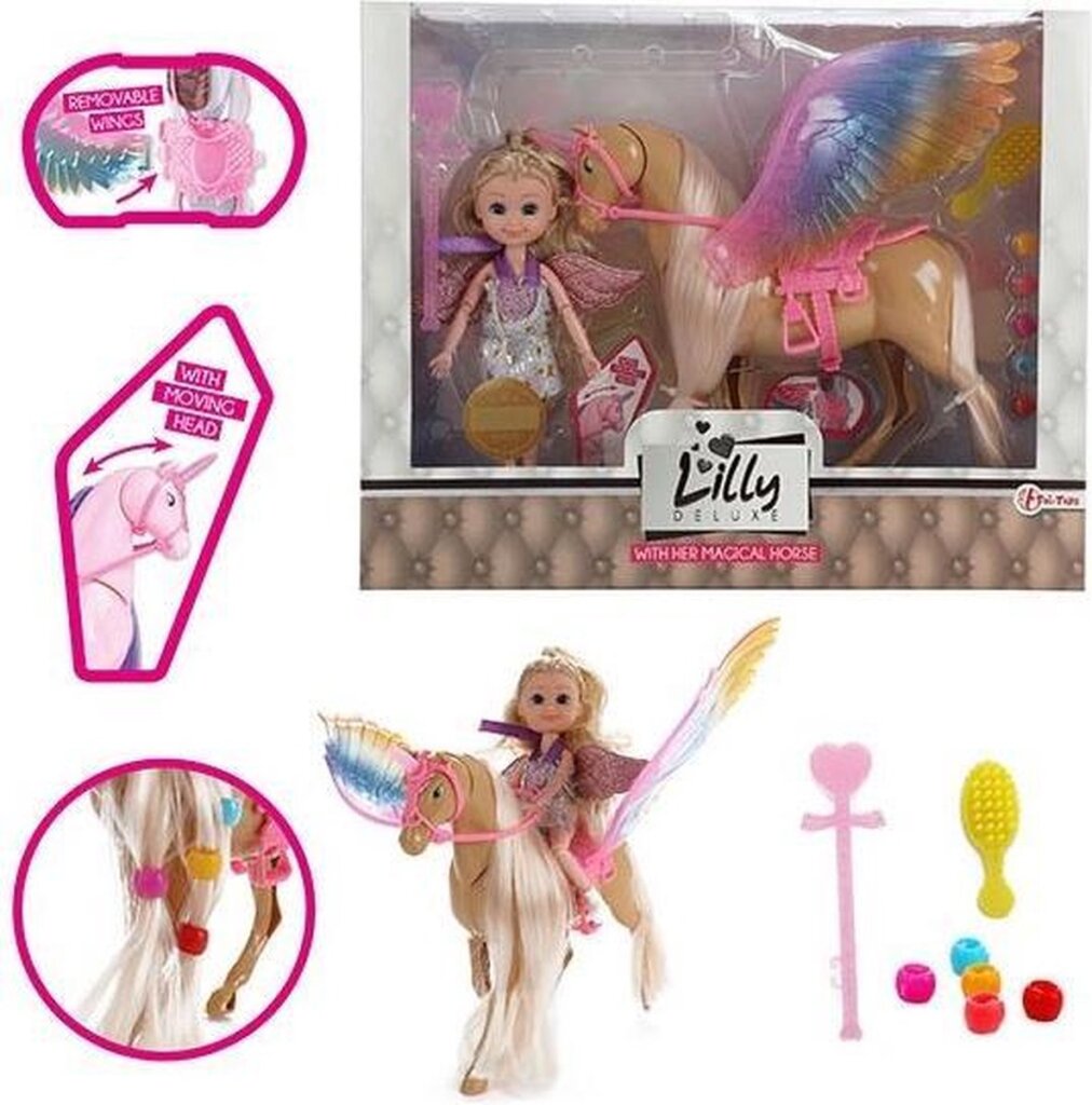 Lilly Teenage Pop 15cm avec une licorne mobile Lauren