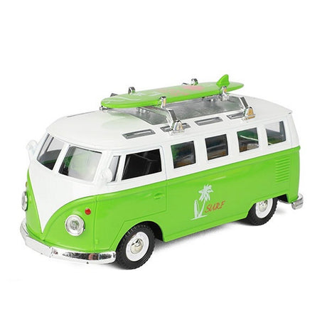 Metal vw bus + licht en geluid assorti