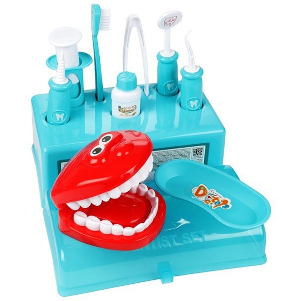 Toi-Toys dental suitcase with accessories, 10dlg.