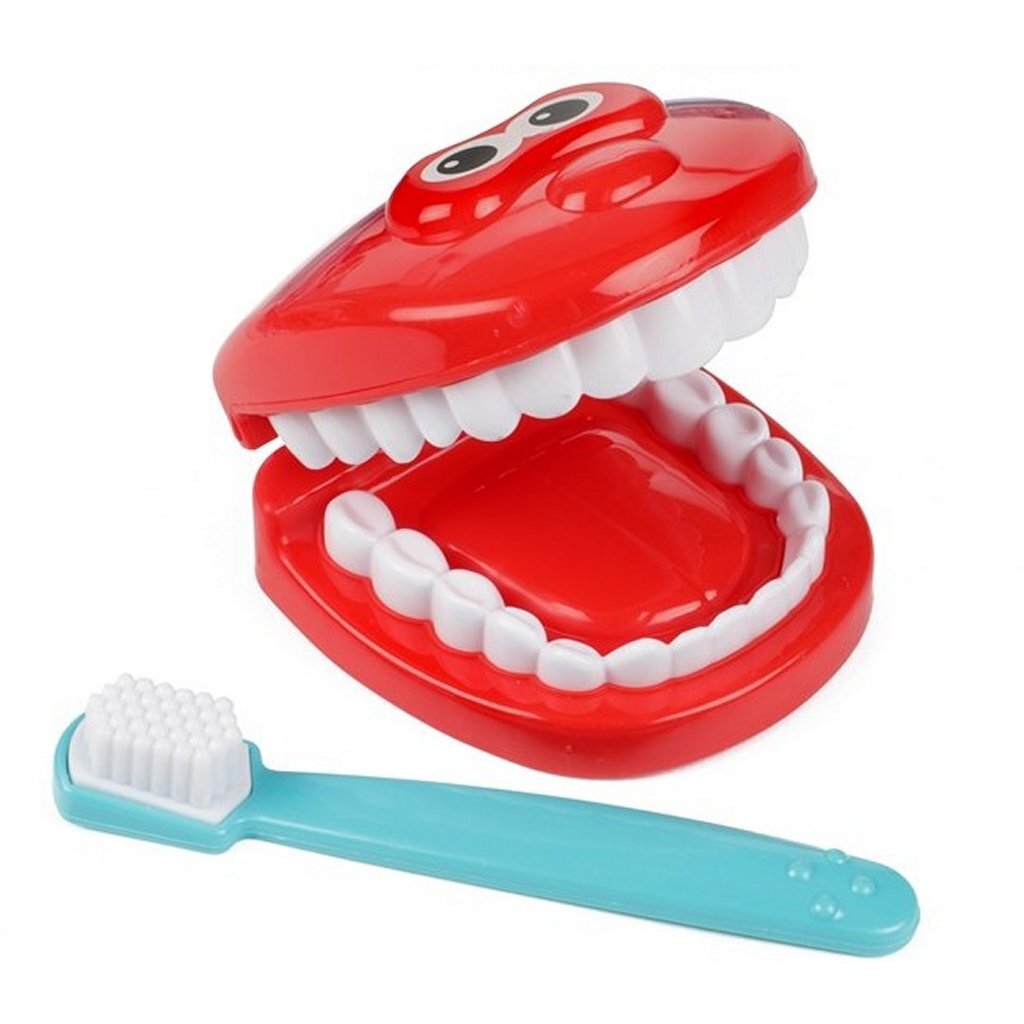 Toi-Toys dental suitcase with accessories, 10dlg.