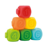 Little stars baby stapelblokken 6 stuks + 2 dieren