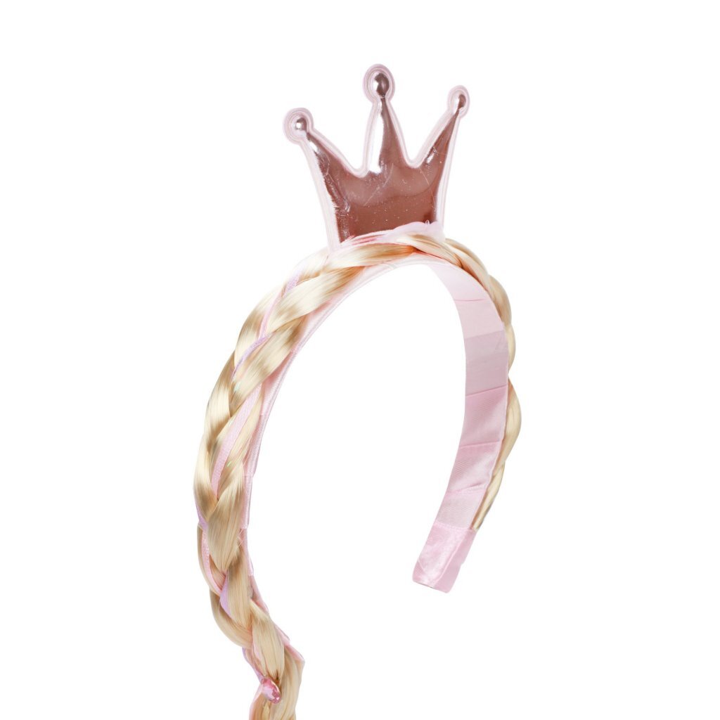 TOI-TOYS Amici Diadem con treccia e corona lunghe