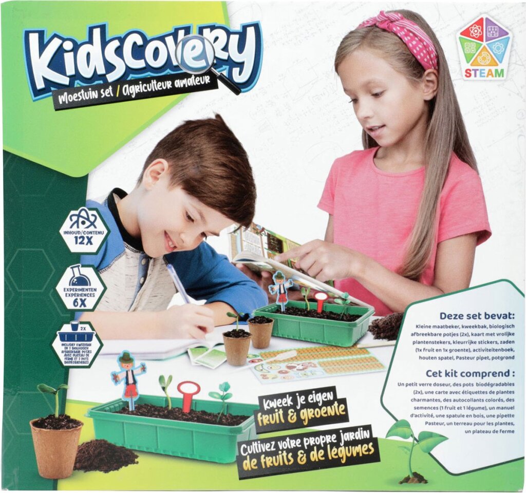 Kidscovery Kidscovery Experiment Vegetable Garden Set L