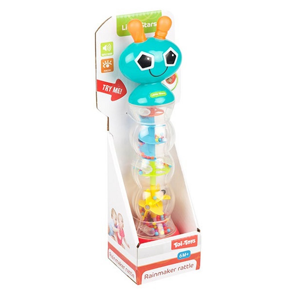 Toi-toys kleng Stäre ruppeg rattle mat Spigel