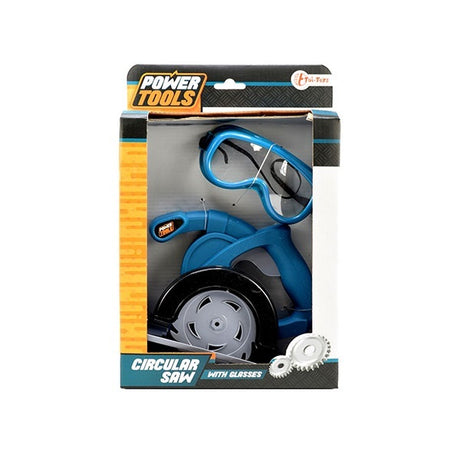 Toi-Toys Toy circular saw and safety glasses