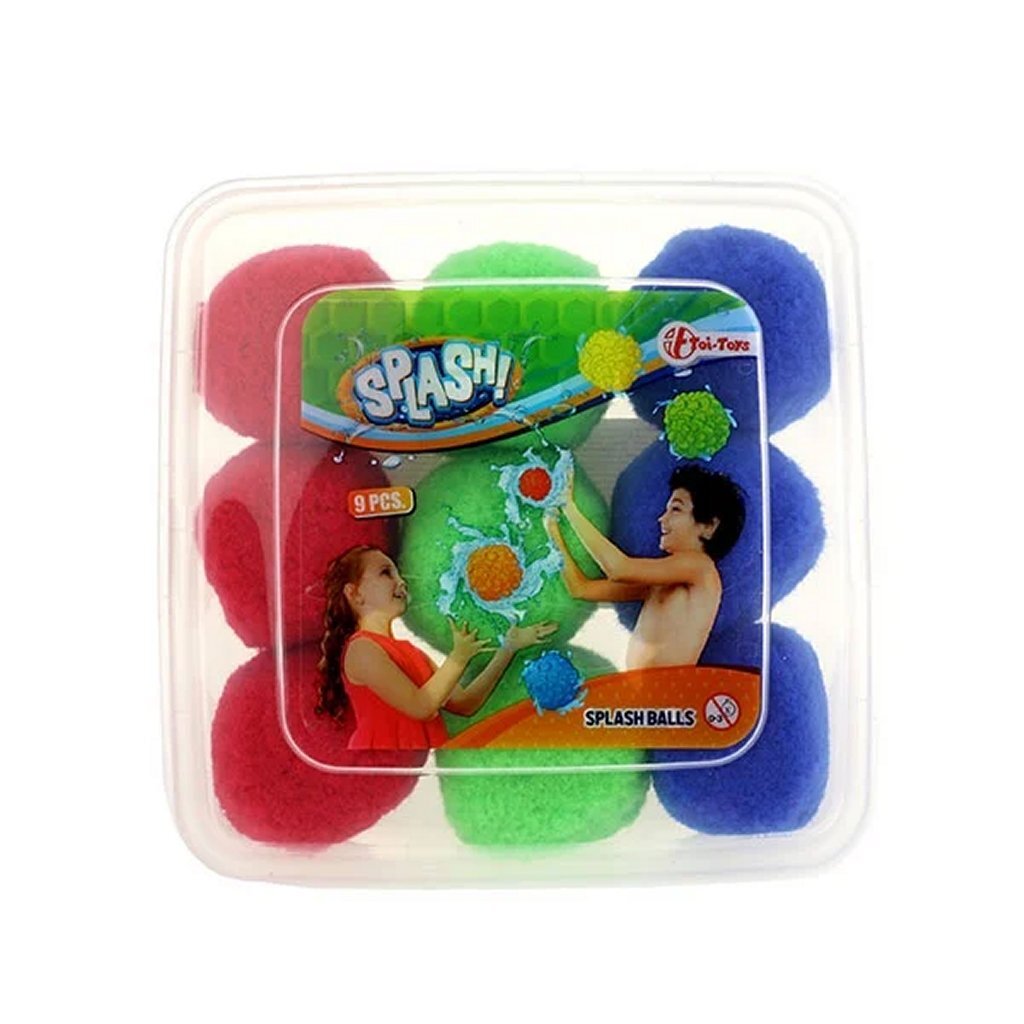 Toi-toys splash super splashballen, 9st.