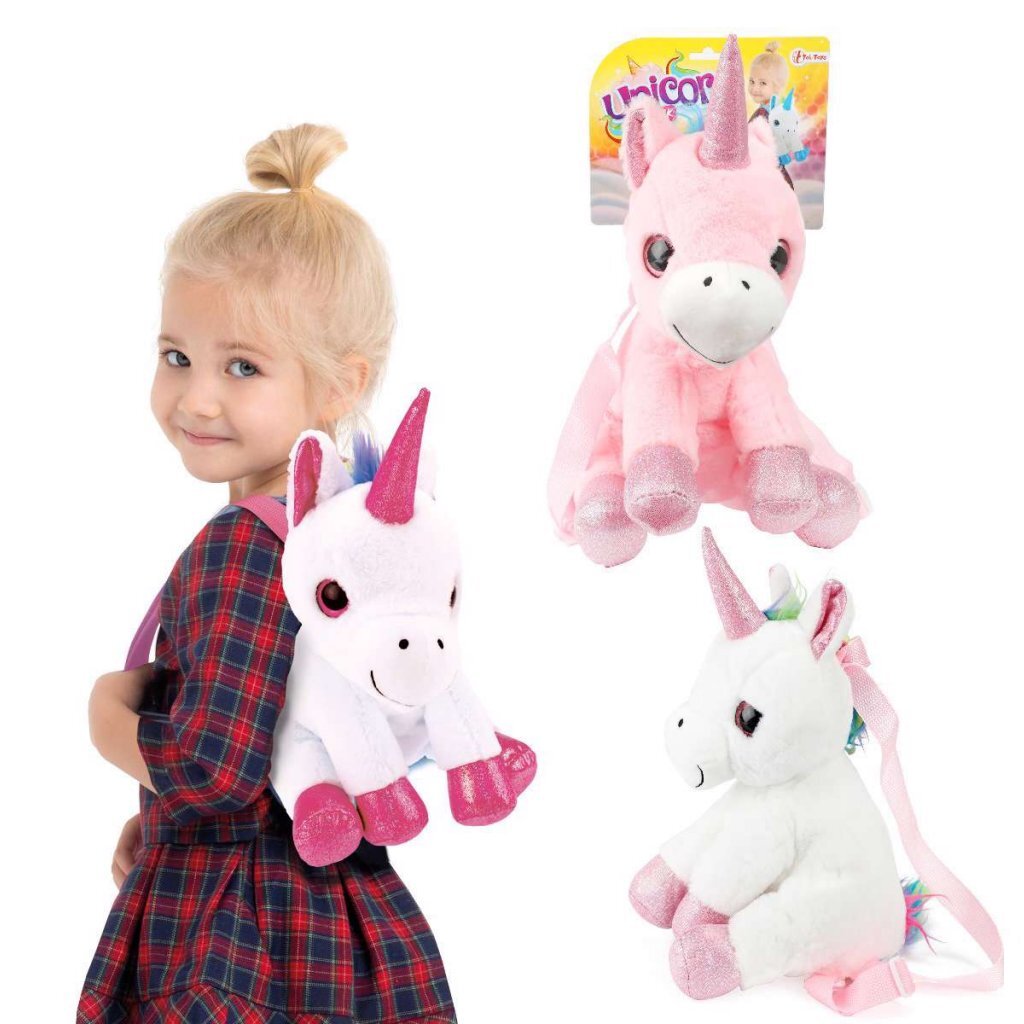 Toi-Toys Unicorn Cuddle backpack 30 cm