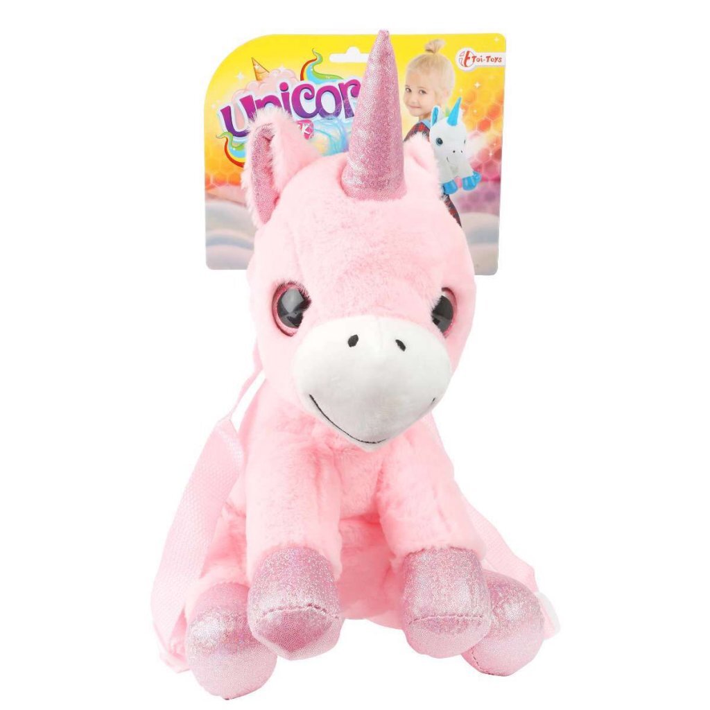 Toi-toys Unicorn Kuschelen Rucksak 30 cm