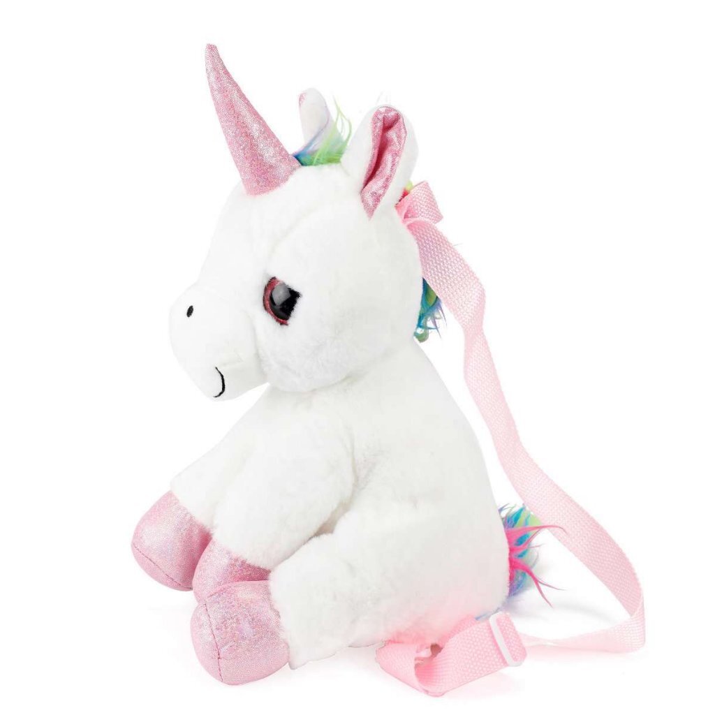 TOI-TOYS Einhorn Kuschel-Rucksack 30 cm