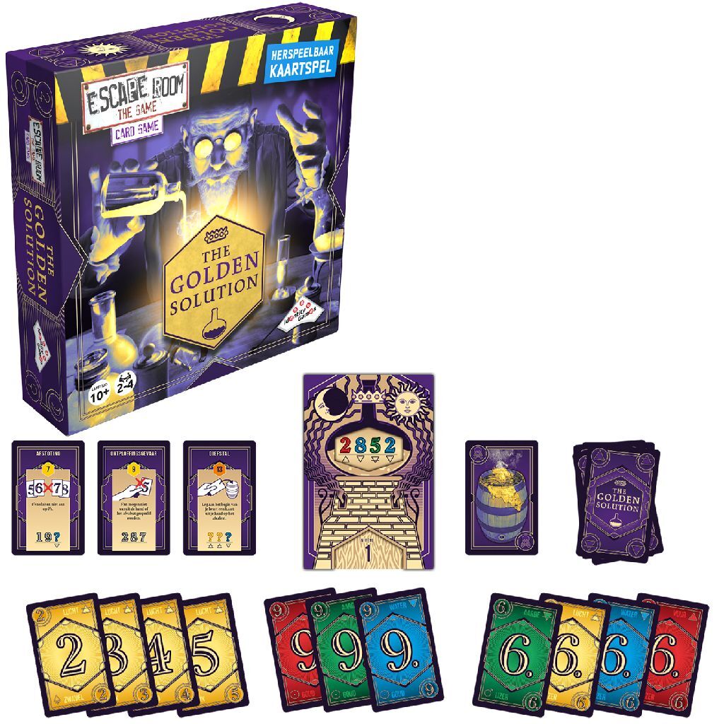 Identitetsspil Escape Room The Game Card Game The Golden Solution