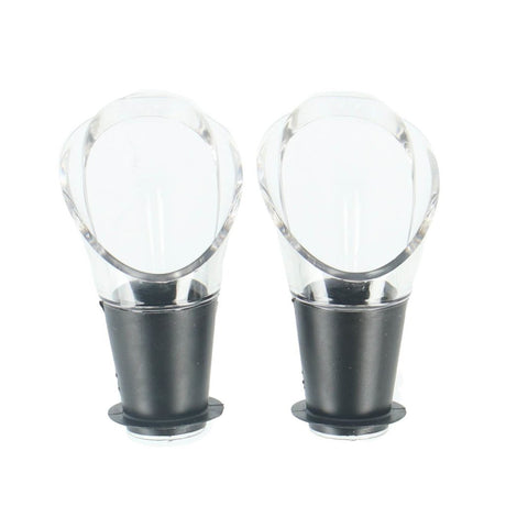 Vacu vin vacuvin wijnschenkers crystal - set van 2