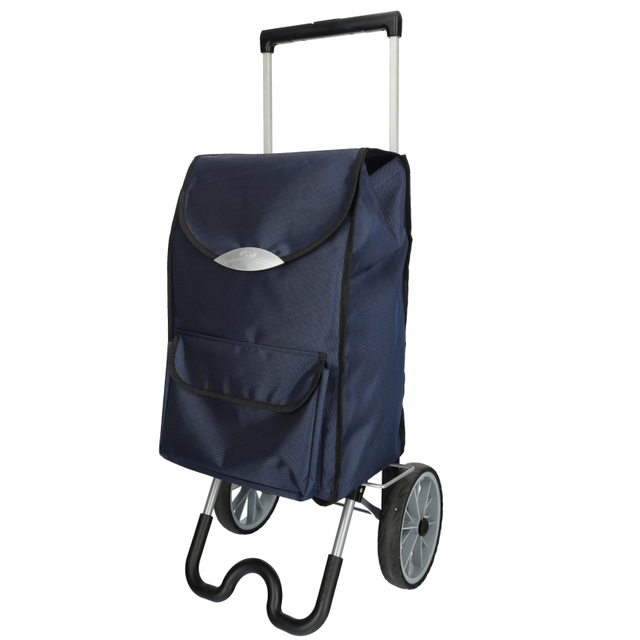 Secc boodschappentrolley stockholm - blauw