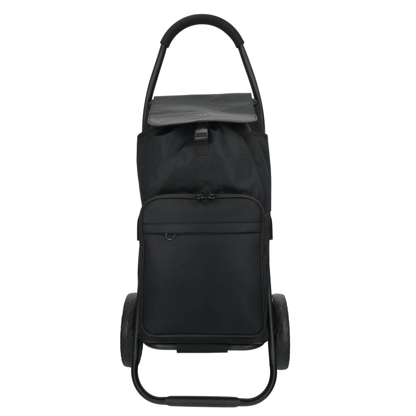 Secc boodschappentrolley twill nylon - zwart