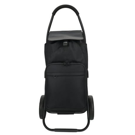Secc boodschappentrolley twill nylon - zwart