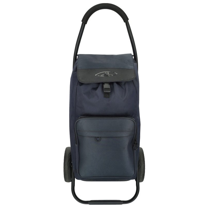 Secc boodschappentrolley twill nylon - blauw