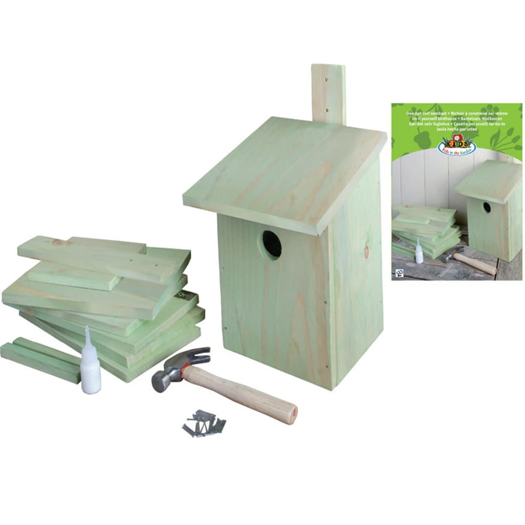 Esschert Design Esschert Design Do-It-Yourself Birdhouse 21.3x17x23.3 cm KG52