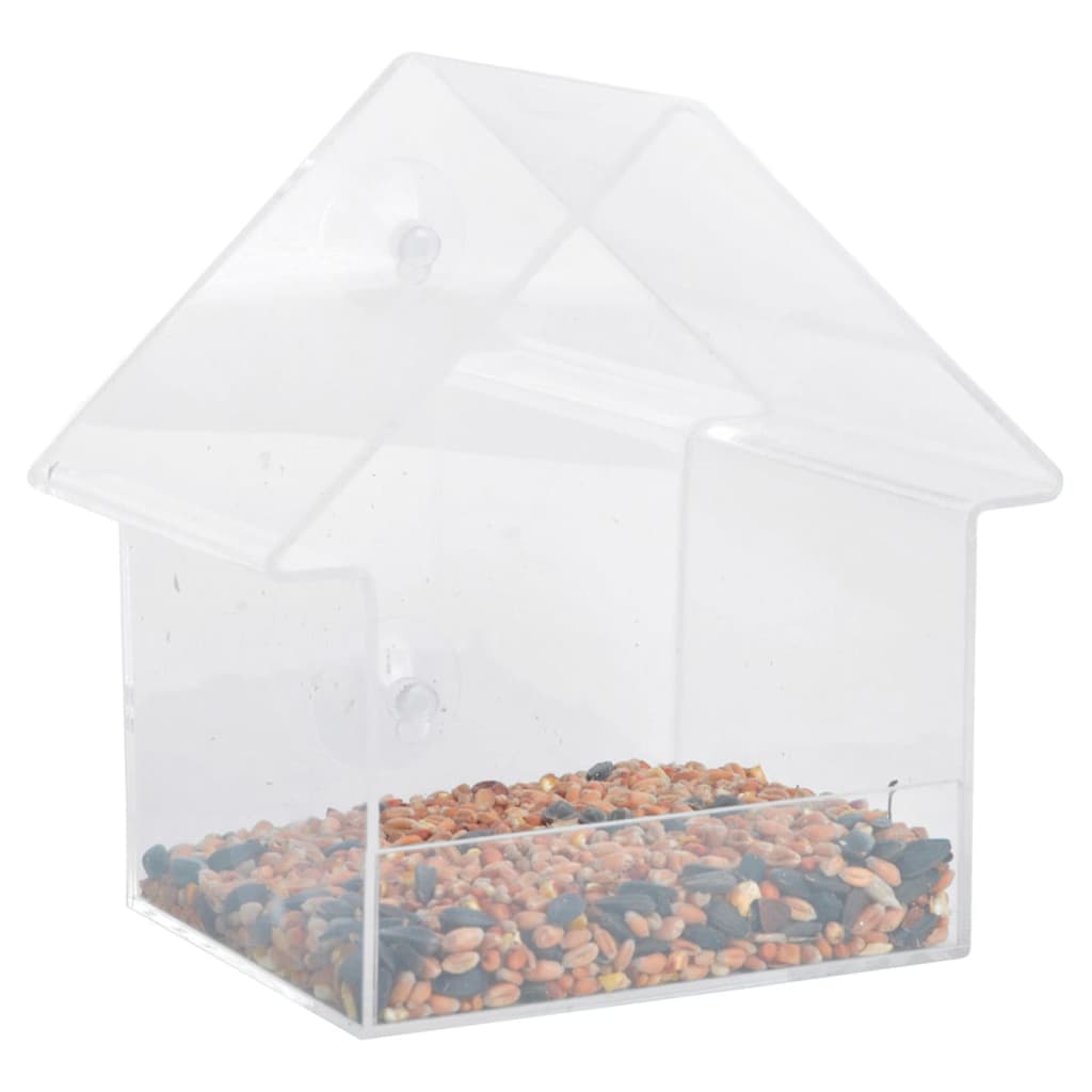 Esschert Design Esschert Design Feeding House pour la fenêtre acrylique 15x10x15.3 cm FB370