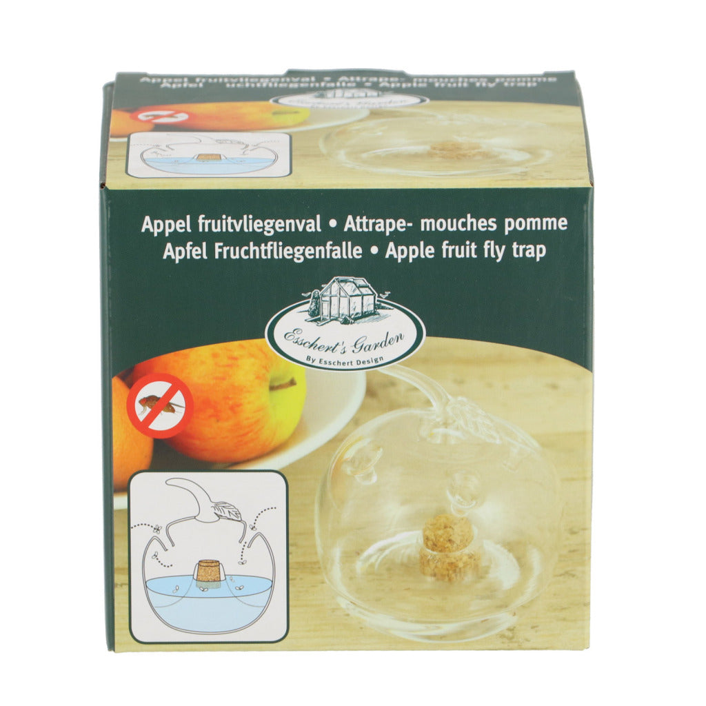 Dem Esschert Design EssStert Design Uebstfluch Pap Apple 9.4x9,5 cm transparent