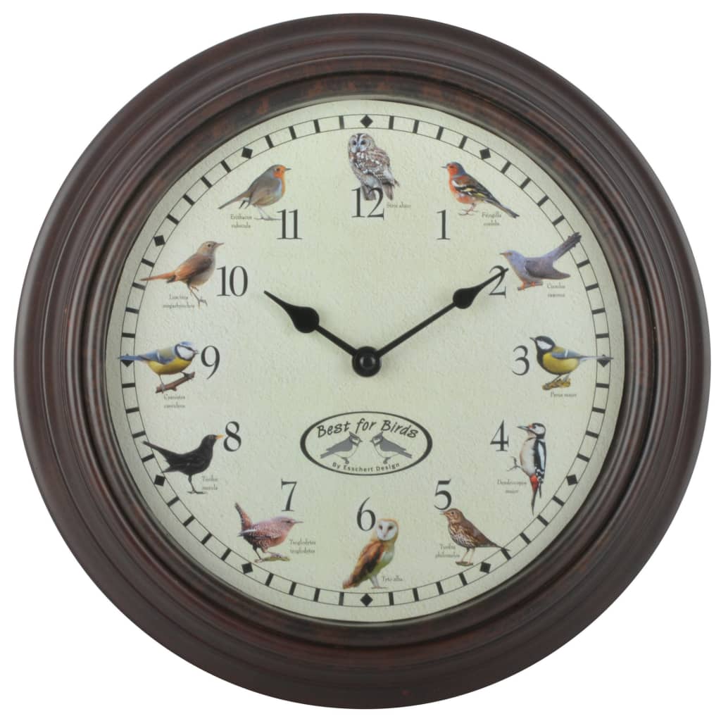 Esschert Design Esschert Design Clock with Bird Sounds