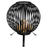 Esschert Design ESSCHERT Design Fire Korf Ball -Shaped Carbon Steel Black FF400