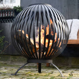 Esschert Design ESSCHERT Design Fire Korf Ball -Shaped Carbon Steel Black FF400