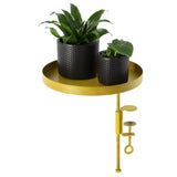 Esschert Design Esschert Design Plant Blad con morsetto attorno a l oro colorato