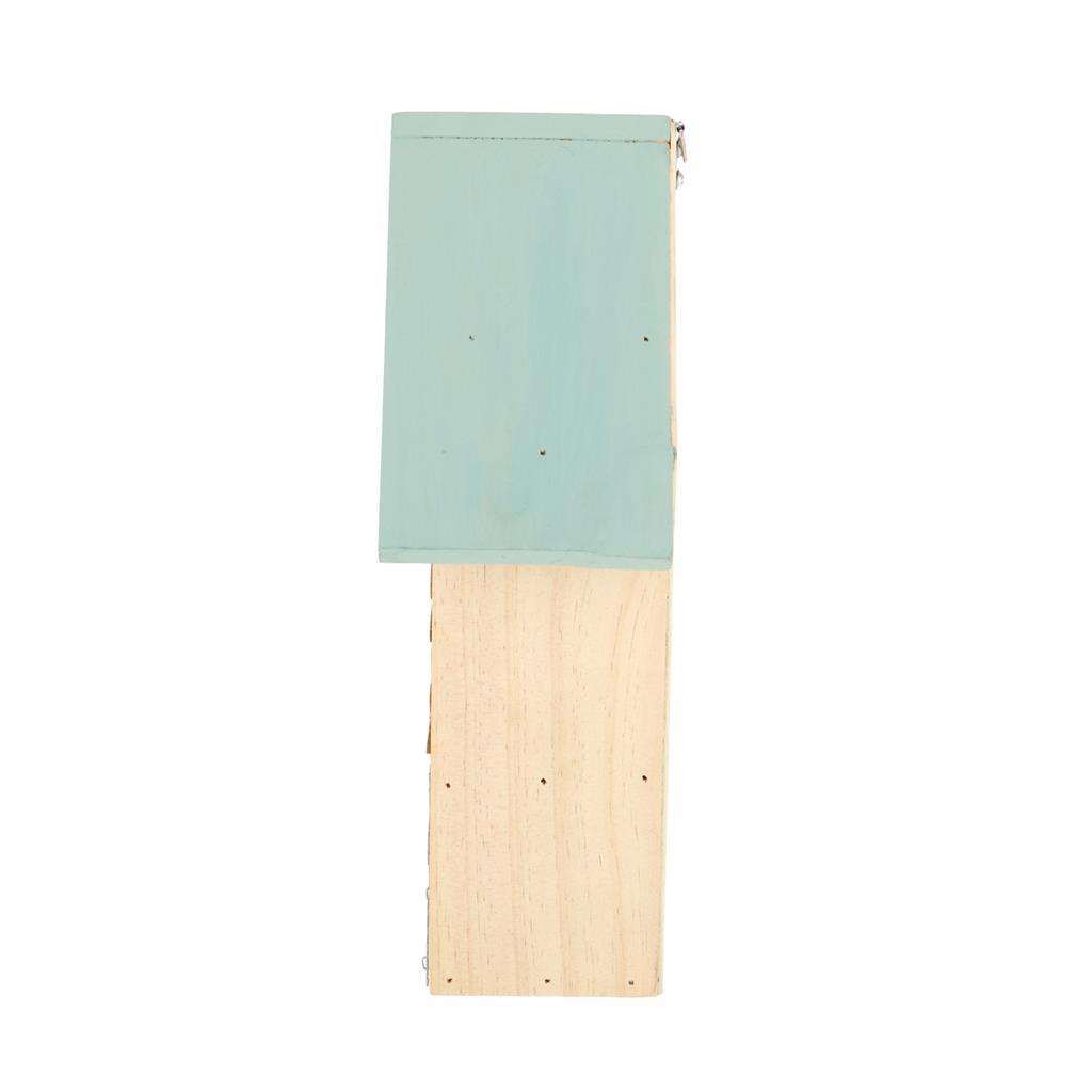 Esschert Design Holz Insekten Hotel 10x24x29 cm Natural Mint Green