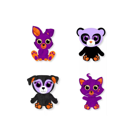 Ojo halloween pluche collectables 10cm 4 assorti