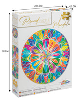 Grafix mandala ronde puzzel 1000 stukjes