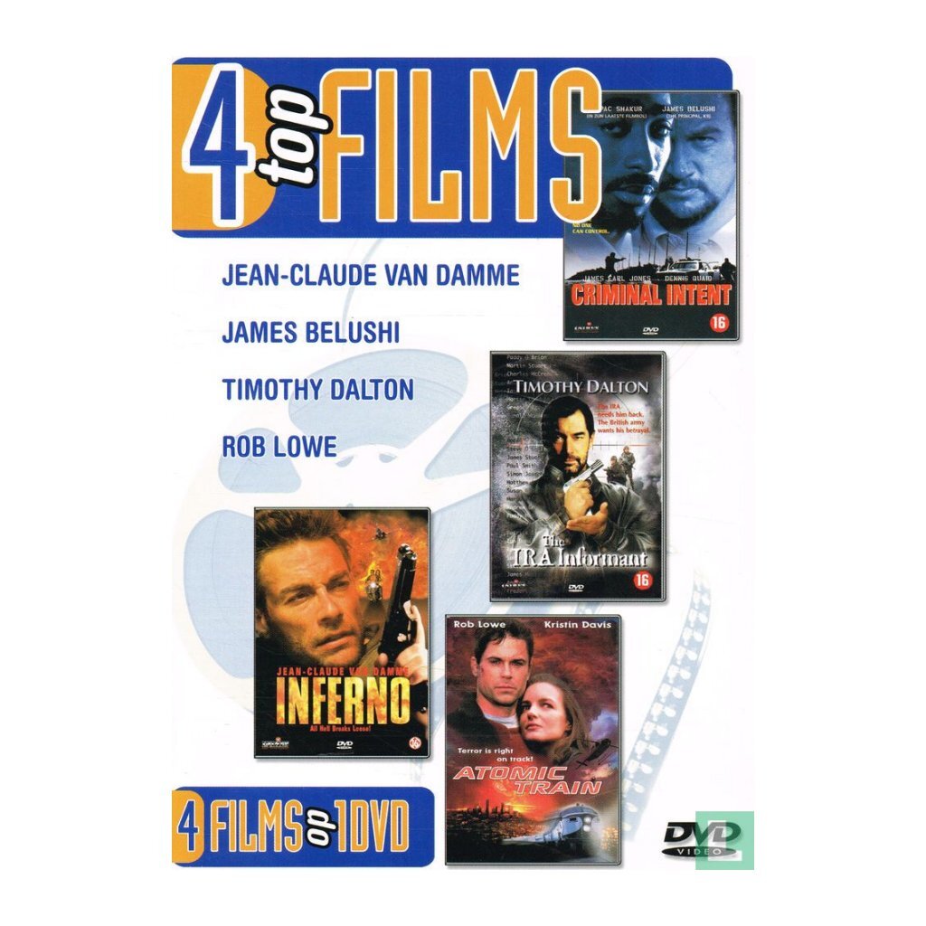 Osnovni DVD 4 Top Films Criminal Intent IRA Informator Atomic Train Inferno