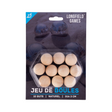 Angel sports jeu de boule 10 buts hout, diameter 30 mm