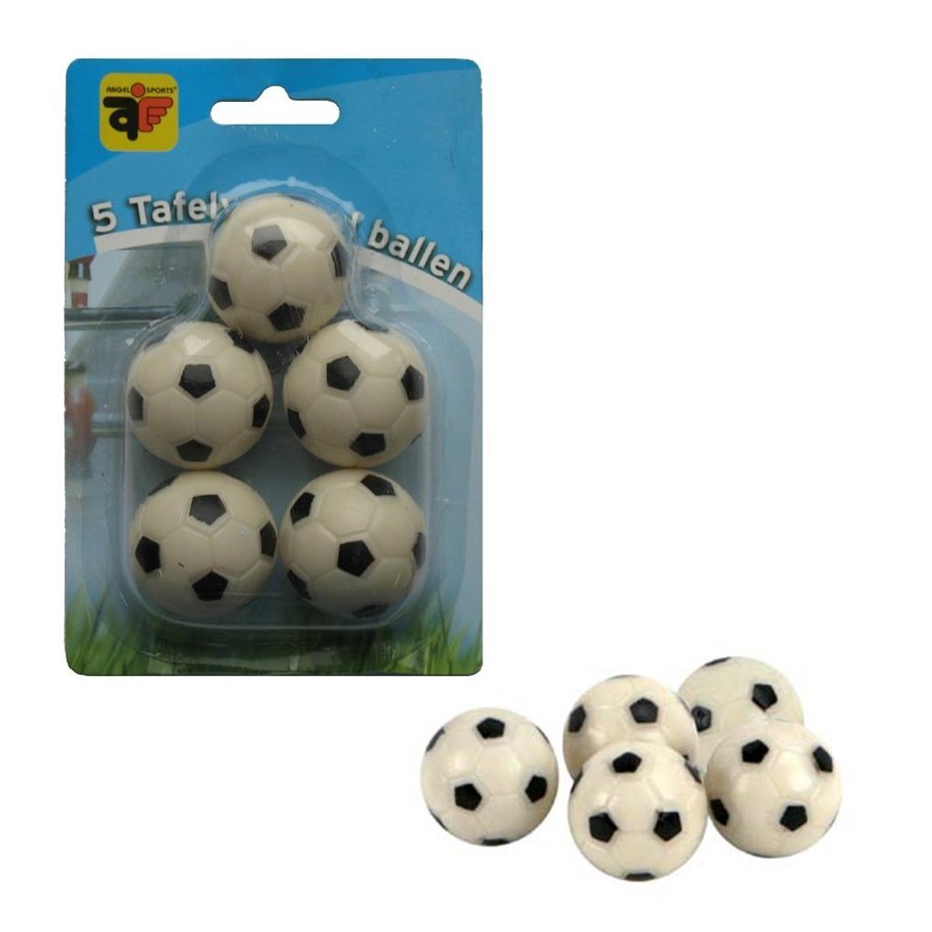 Basic tafelvoetbal ballen 5 stuks