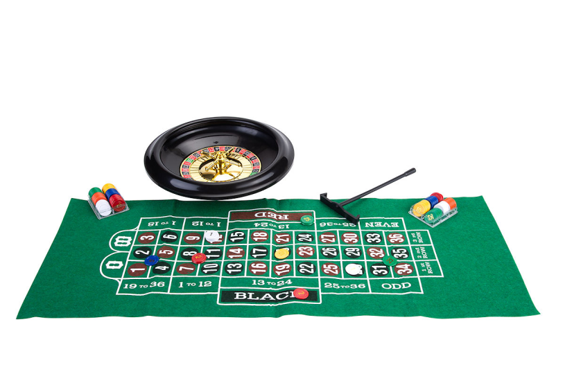 Longfield roulette black jack set compleet diameter 30cm