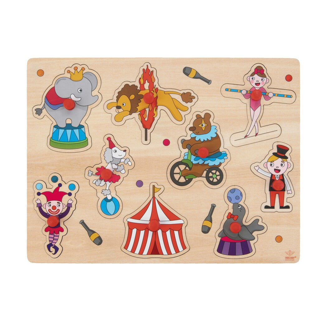 Engelhart Bustons en bois Puzzle Circus 9 Pieces