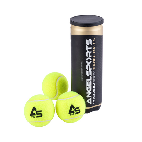 Angel sports padelballen – naaldvilt 45% wol – ipf goedgekeurd – set van 3 – hoge kwaliteit duurzaam –engelhart
