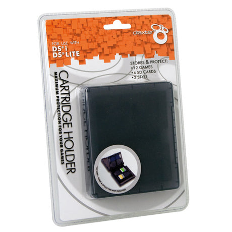 Basic draxter cartridgehouder voor nds ndsi spellen zwart