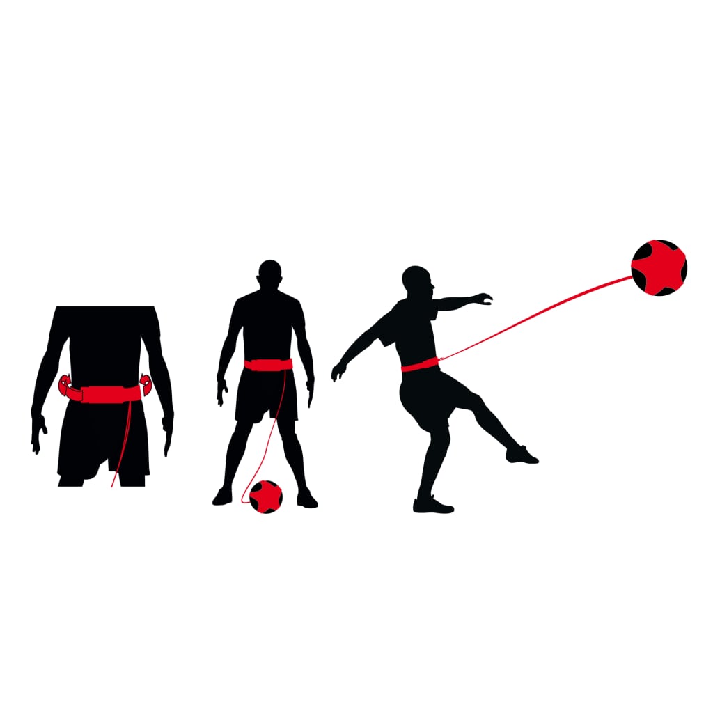 Avento Football Skills Trainer Black and Red