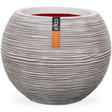 Capi bloempot nature rib bolvormig 62x48 cm ivoorkleurig kofi271