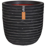 Capi Capi Flowerpot Nature fila 54x52 cm anthracita KRWZ935