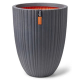 Capi Capi Blummenpot urban Tube elegant Layer 46x58 cm donkel gro