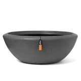 Capi Capi Flowerpot Arc Granite layer 61x25 cm anthracite -colored