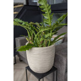 Capi capi blomsterpot vasket ribben 35x34 cm terrazzo beige