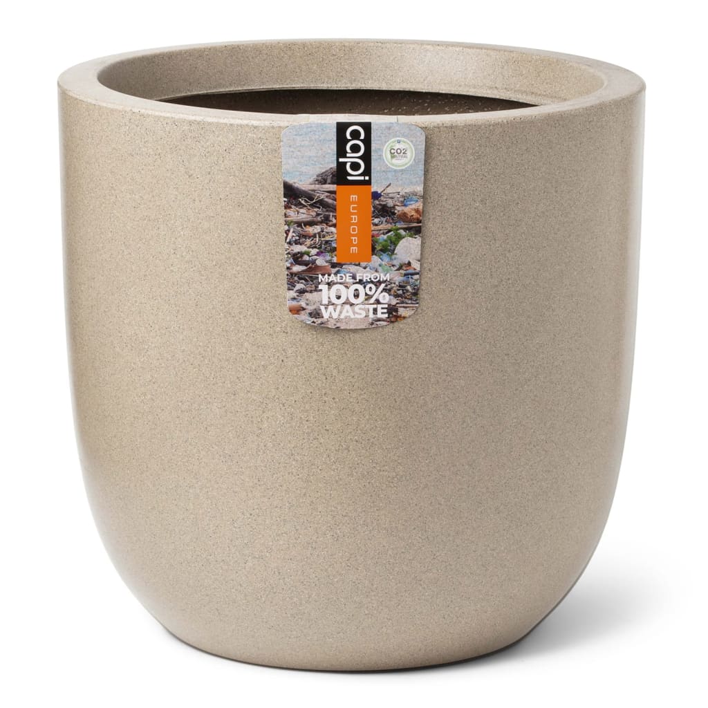 Capi Capi Planter Lave Smooth 35x34 CM Terrazzo Beige