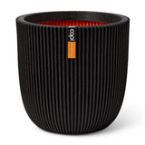 Capi plantenbak groove 35x34 cm zwart
