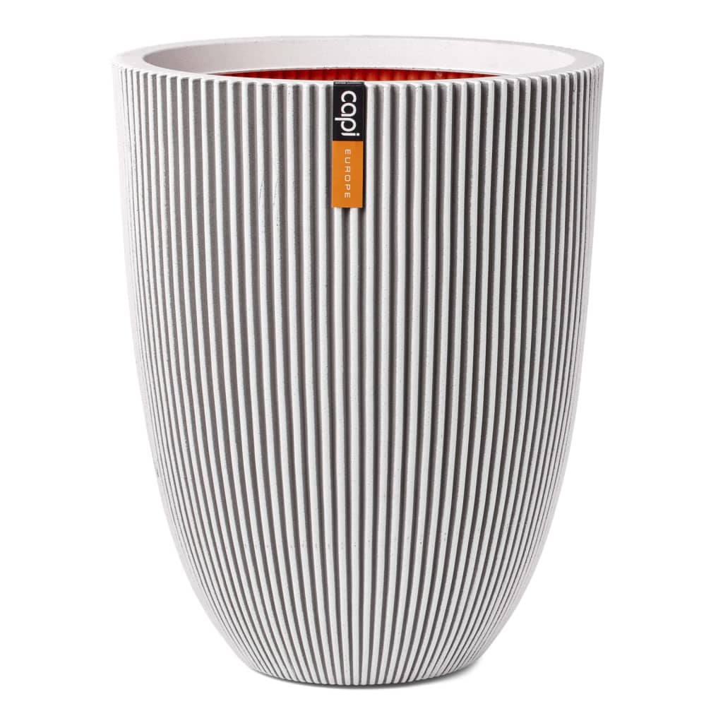 Capi Capi Flowerpot Groove Elegancki 46x58 cm w kolorze kości słoniowej