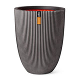 Capi Capi Flowerpot Groove Elegant 46x58 cm Anthracite -colored